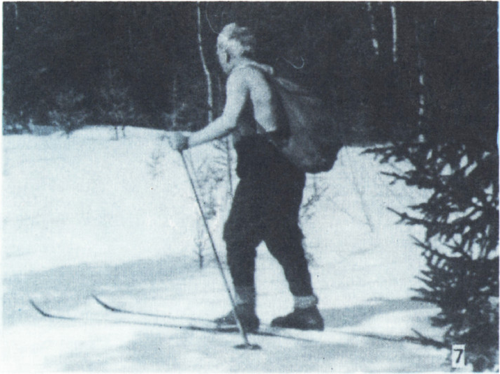 7. Б. Н. Делоне в Подмосковье (1970 г.).